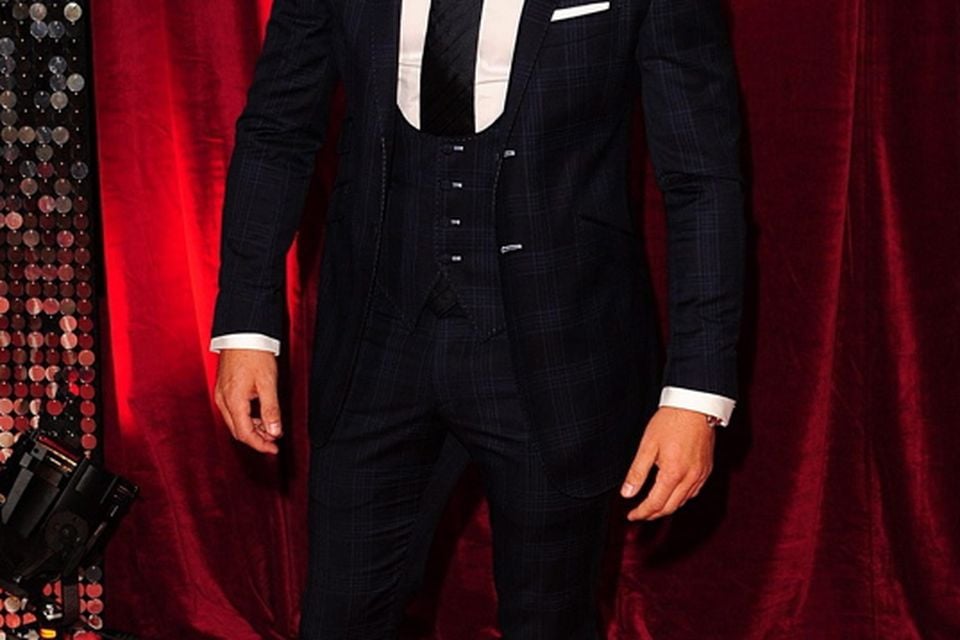 Mark Wright arrives for the 2013 British Academy Games Awards at