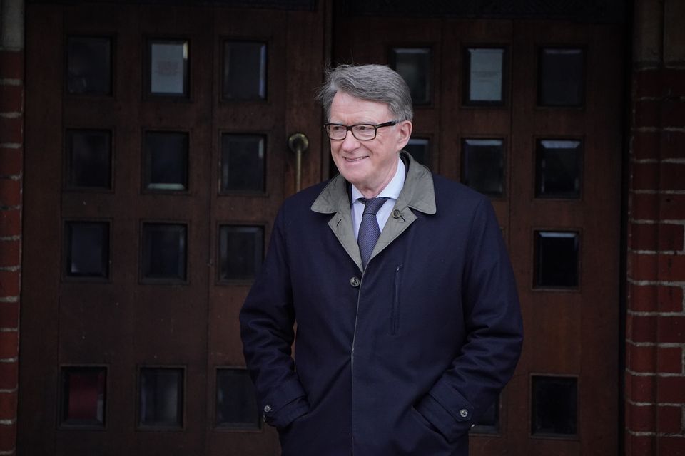 Lord Peter Mandelson has been appointed US ambassador (Jonathan Brady/PA)