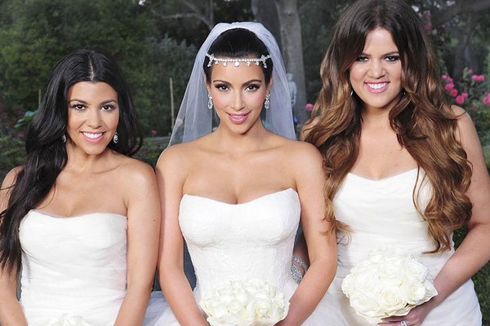 wedding dress khloe kardashian