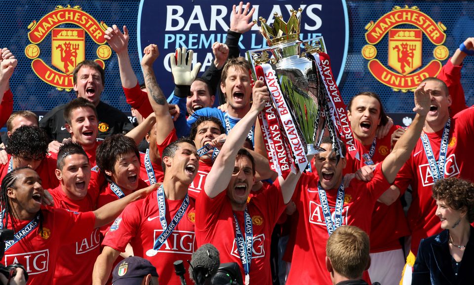Gary Neville won multiple Premier League titles with United (Nick Potts/PA)
