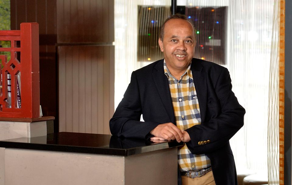 Abdul Rob pictured at his restaurant Bangla in Bangor. Pic by Stephen Hamilton