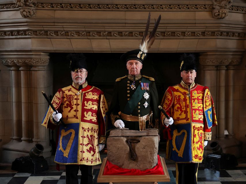 The Stone of Destiny was repaired in secret (Russell Cheyne/PA)