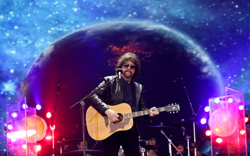 Jeff Lynne of ELO performs at the Glastonbury Festival, at Worthy Farm in Somerset (Yui Mok/PA)