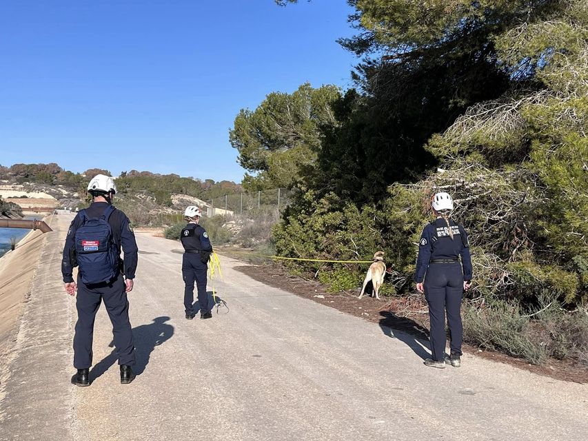 K9 Search and Rescue NI searching for John George in Spain