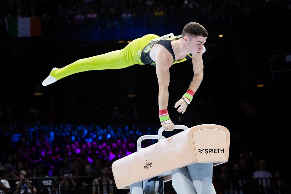 Gymnast Rhys McClenaghan was on top of the world in 2023 and now has Olympic glory in his sights
