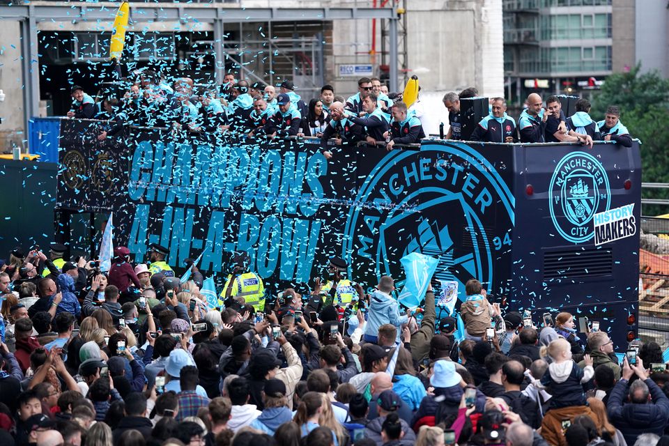 City won their fourth-consecutive Premier League title last season and sixth in seven years (Bradley Collyer/PA)