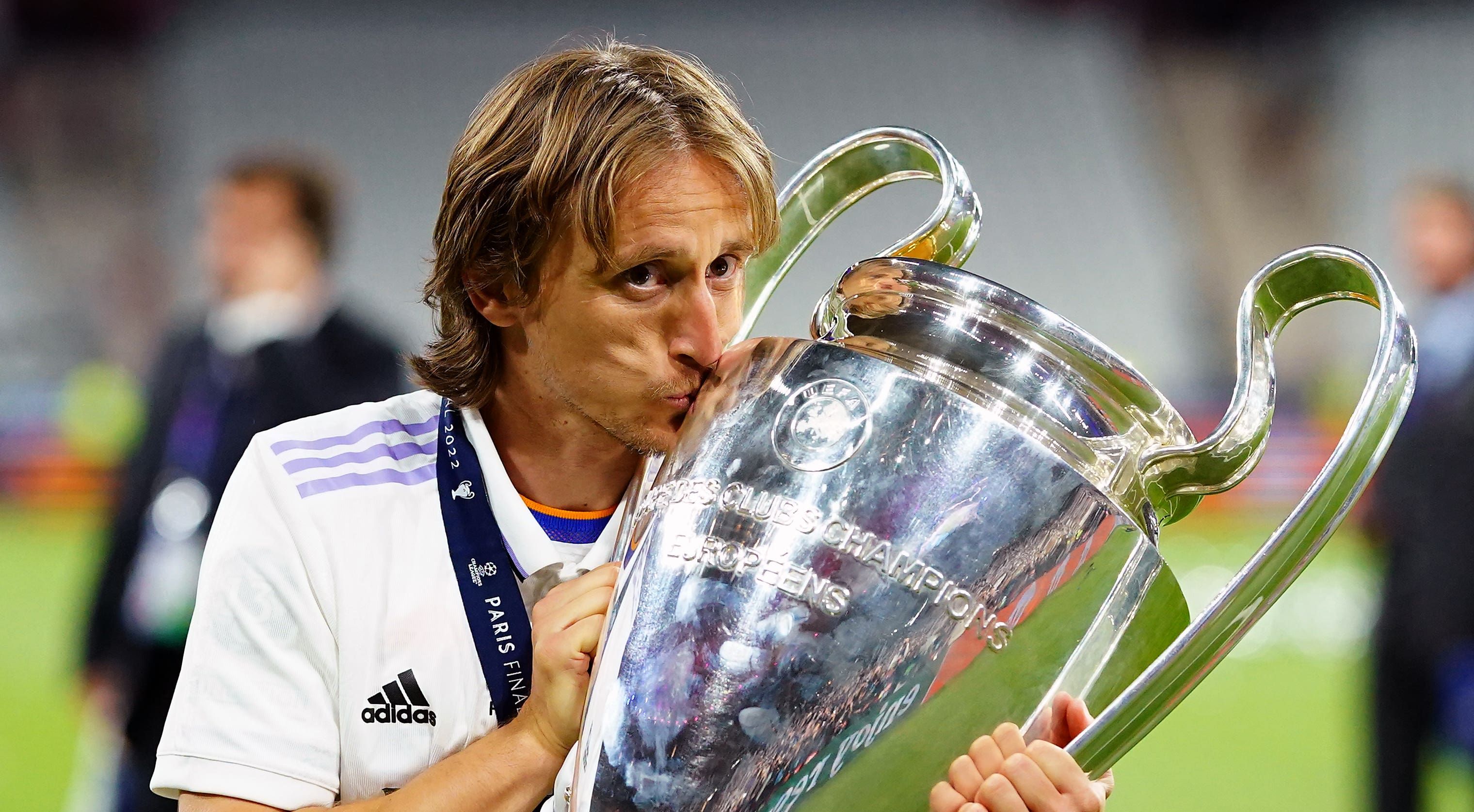 ADIDAS LUKA MODRIC REAL MADRID UEFA CHAMPIONS LEAGUE THIRD JERSEY