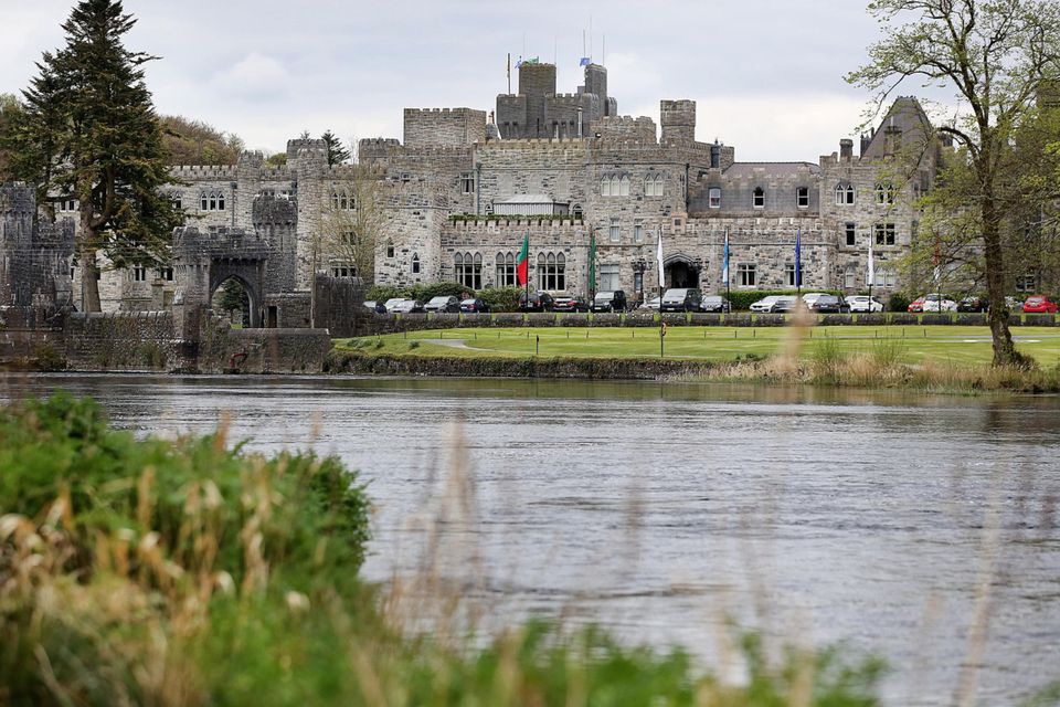 Security was tight at Ashford Castle in Cong Co Mayo ahead of the Rory McIlroy wedding to Erica Stoll this weekend.