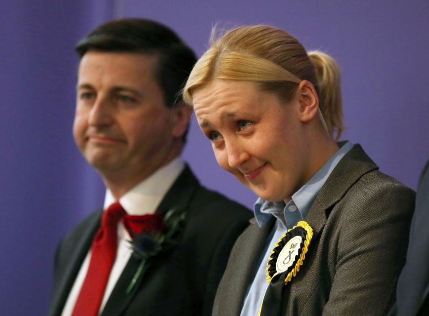 Mhairi Black became an MP in 2015, ousting then Labour shadow cabinet member Douglas Alexander to win the Paisley and Renfrewshire South seat (PA)