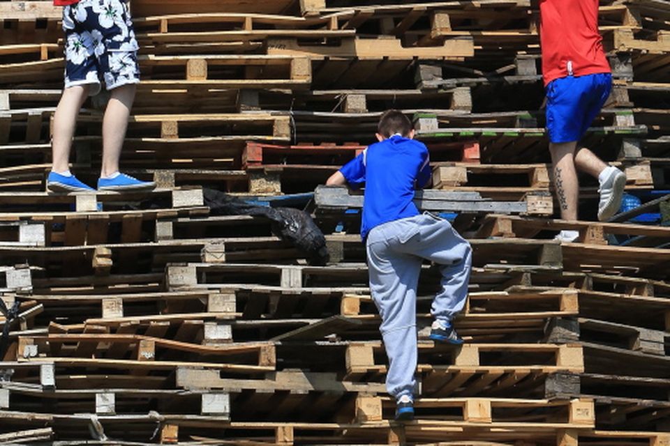 Flag and tyre burning sees six Belfast groups lose bonfire funds