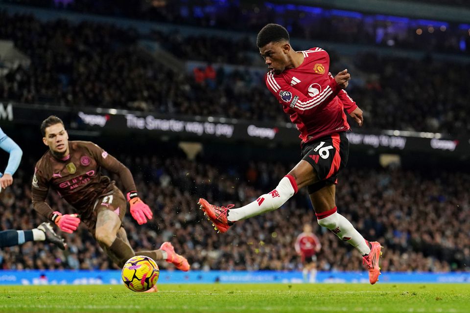 Amad Diallo was the hero for United (Martin Rickett/PA)