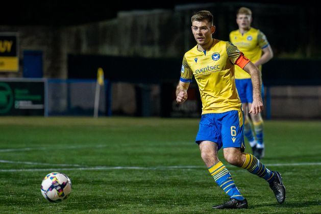 Playr-Fit Championship: Bangor’s Lewis Harrison fires Seasiders top of second-tier in comeback victory over Annagh United