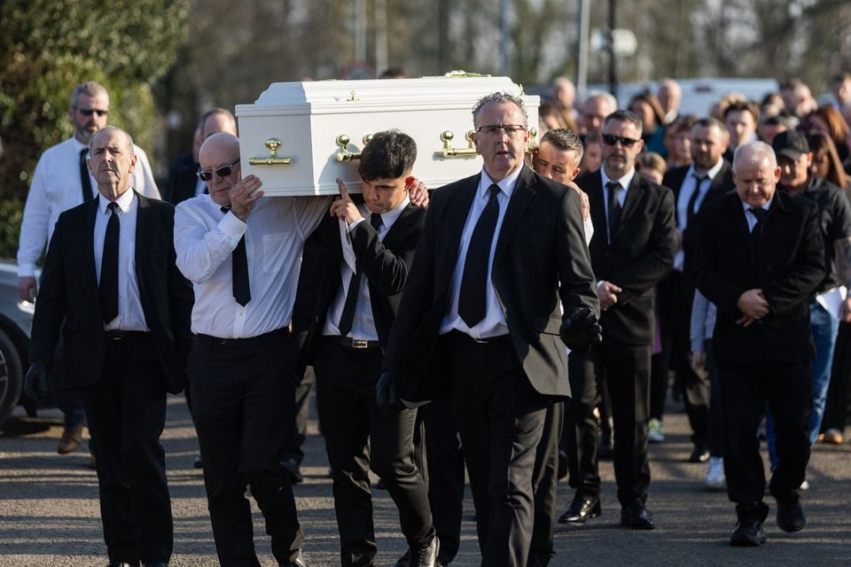 Funeral of Caitlin-Rose McMullan in Bellaghy on the 9th March 2025 (Luke Jervis)