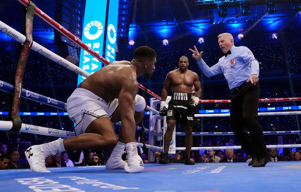 Anthony Joshua has not fought since losing to Daniel Dubois in September (Bradley Collyer/PA)