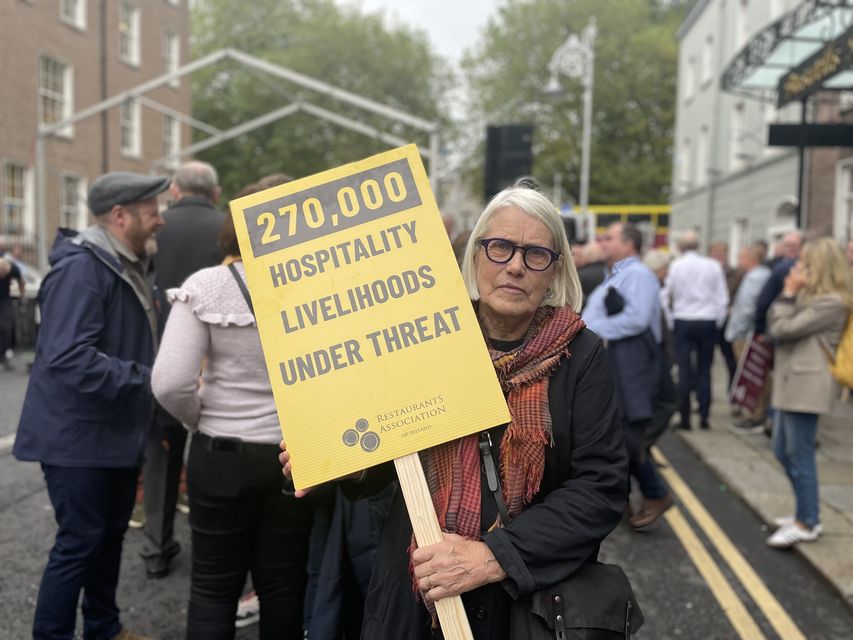 Irish chef and founder of the Ballymaloe Cookery School Darina Allen described the situation as ‘tough’ for small restaurants and cafes (Grainne Ni Aodha/PA)