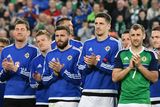 thumbnail: PACEMAKER BELFAST   27/05/2016
Northern Ireland v Belarus  Friendly International
Northern Ireland players during this evenings Friendly International at Windsor park.
Photo Colm Lenaghan/Pacemaker Press